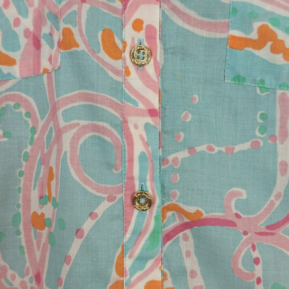 Lilly Pulitzer Captiva Tunic Shirt Dress Size XS Jellies Be Jammin Resort Beachy - Picture 6 of 11